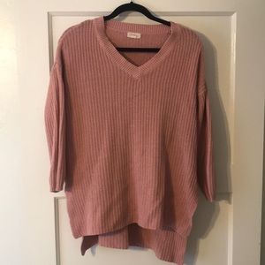 Pink sweater